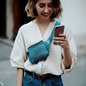 Купить сумку чехол для телефона на плечо или пояс ручной работы